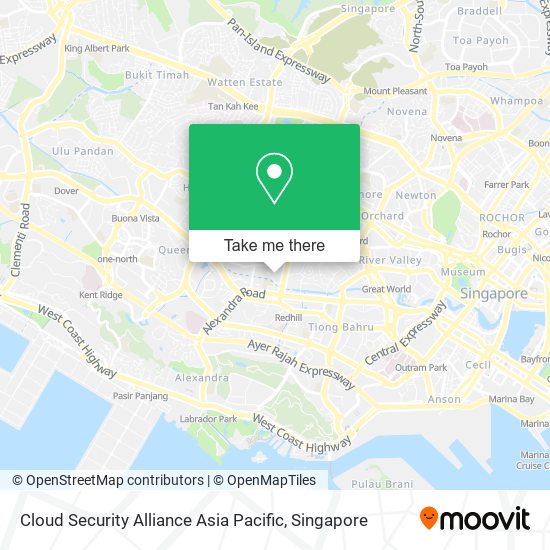 Cloud Security Alliance Asia Pacific地图