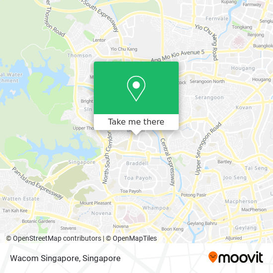 Wacom Singapore地图