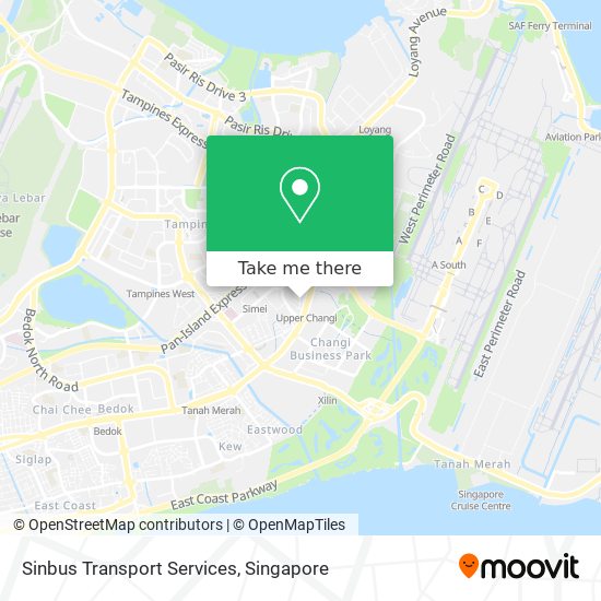 Sinbus Transport Services map