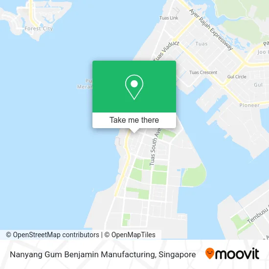 Nanyang Gum Benjamin Manufacturing map