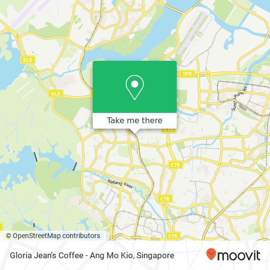 Gloria Jean's Coffee - Ang Mo Kio map