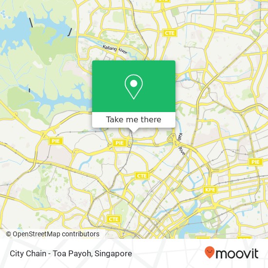 City Chain - Toa Payoh map