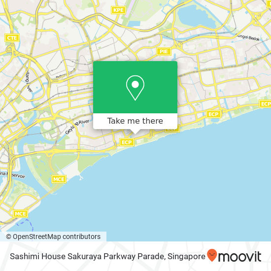 Sashimi House Sakuraya Parkway Parade map