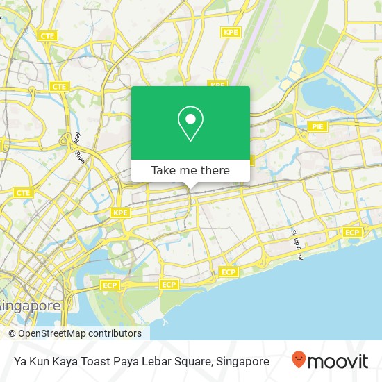 Ya Kun Kaya Toast Paya Lebar Square地图