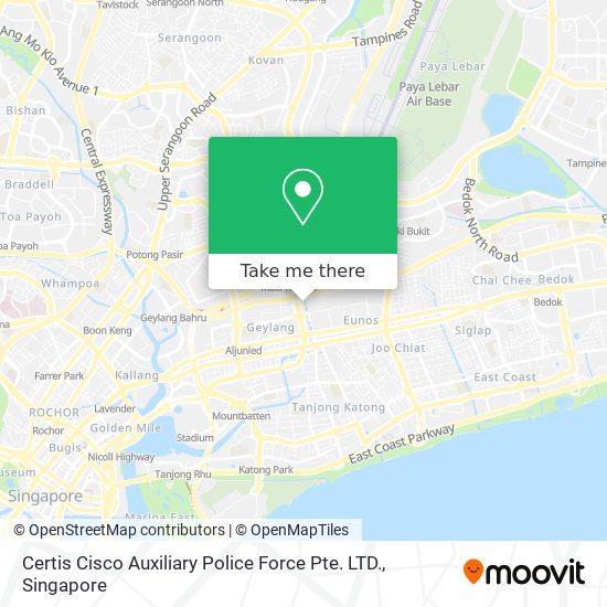 Certis Cisco Auxiliary Police Force Pte. LTD. map