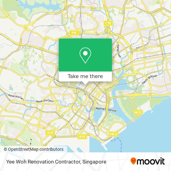 Yee Woh Renovation Contractor map