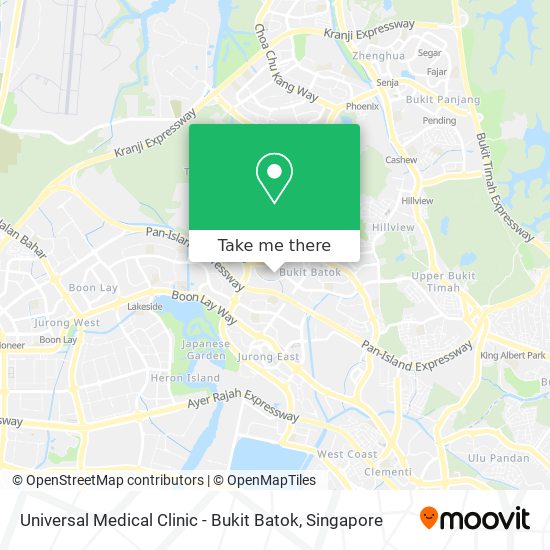 Universal Medical Clinic - Bukit Batok地图