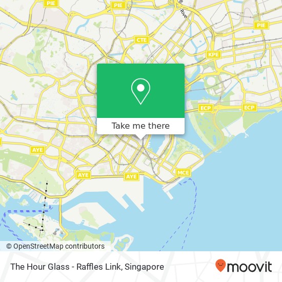 The Hour Glass - Raffles Link map