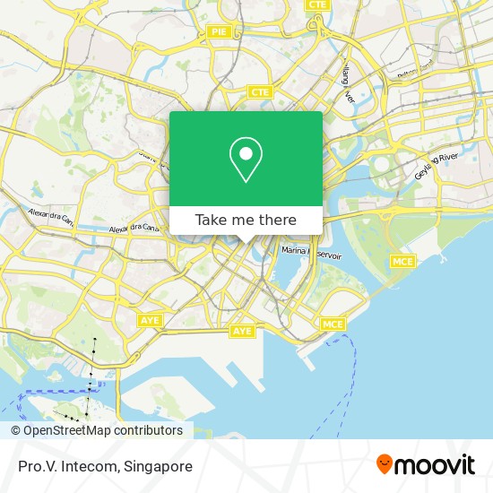 Pro.V. Intecom map