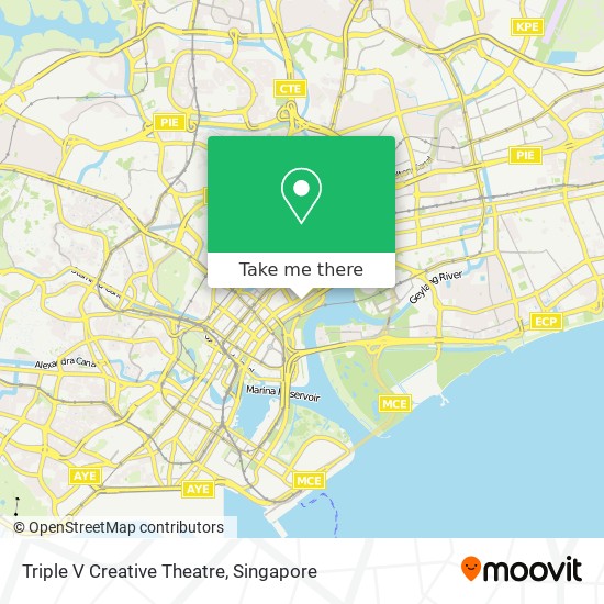 Triple V Creative Theatre map