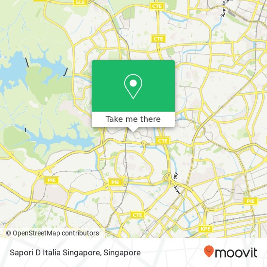 Sapori D Italia Singapore地图
