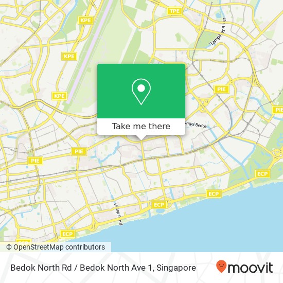 Bedok North Rd / Bedok North Ave 1地图