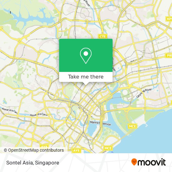 Sontel Asia map