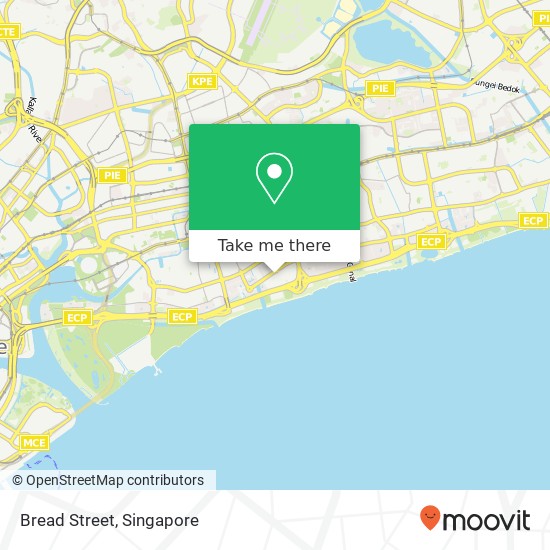 Bread Street map