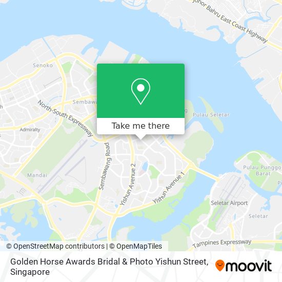 Golden Horse Awards Bridal & Photo Yishun Street map