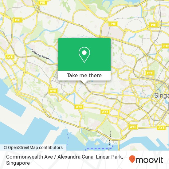 Commonwealth Ave / Alexandra Canal Linear Park地图