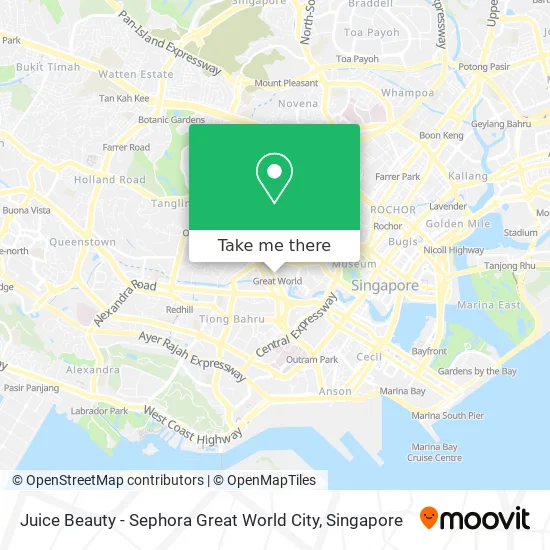 Juice Beauty - Sephora Great World City地图
