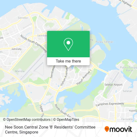 Nee Soon Central Zone '8' Residents' Committee Centre map