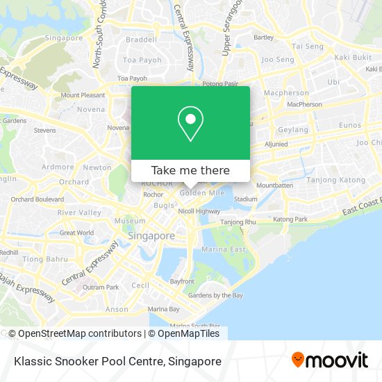 Klassic Snooker Pool Centre map