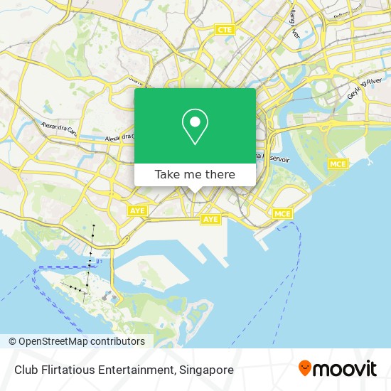 Club Flirtatious Entertainment map