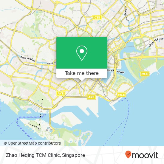 Zhao Heqing TCM Clinic map