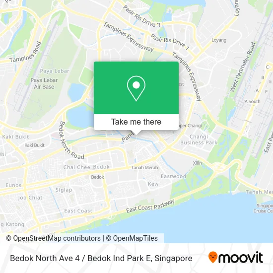 Bedok North Ave 4 / Bedok Ind Park E map