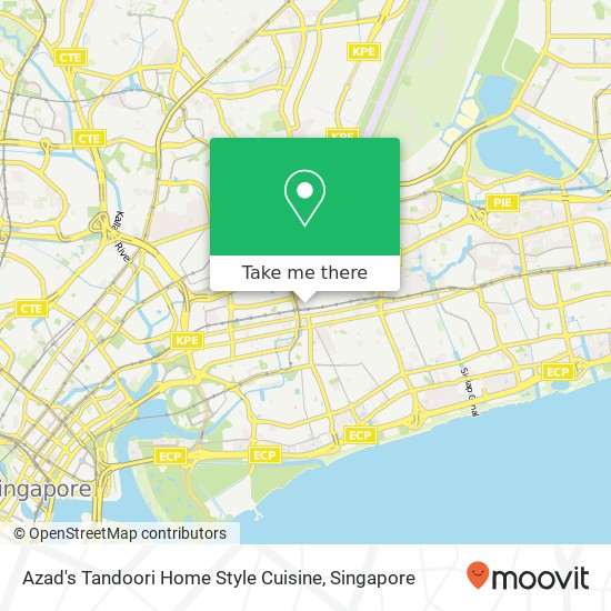 Azad's Tandoori Home Style Cuisine map