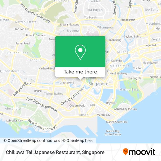 Chikuwa Tei Japanese Restaurant map