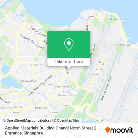 Applied Materials Building Changi North Street 2 Entrance map