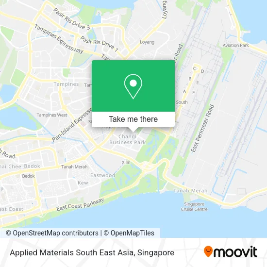 Applied Materials South East Asia map