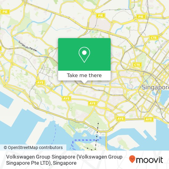 Volkswagen Group Singapore (Volkswagen Group Singapore Pte LTD) map