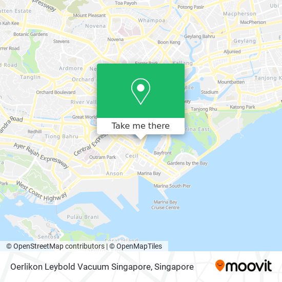 Oerlikon Leybold Vacuum Singapore地图