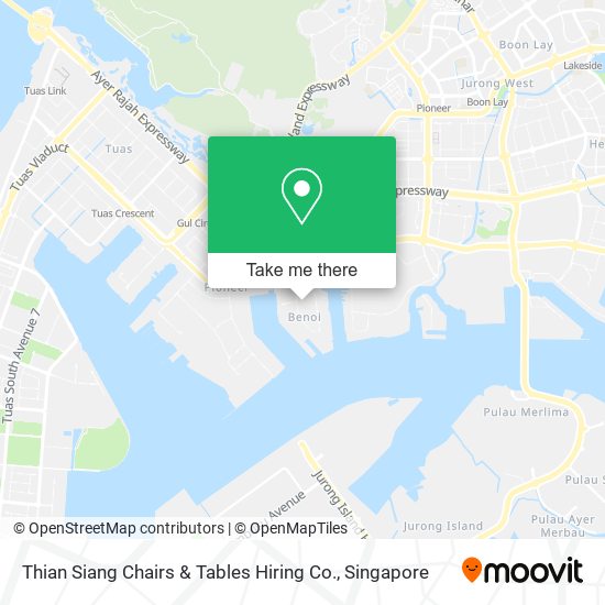 Thian Siang Chairs & Tables Hiring Co. map