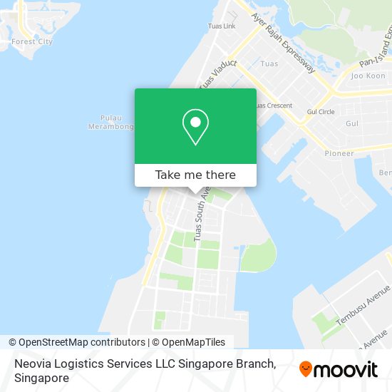 Neovia Logistics Services LLC Singapore Branch map