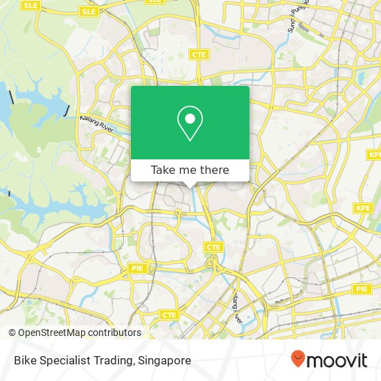 Bike Specialist Trading map