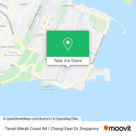 Tanah Merah Coast Rd / Changi East Dr map