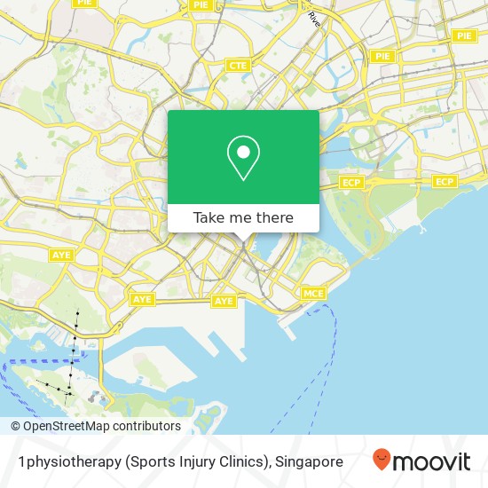 1physiotherapy (Sports Injury Clinics) map