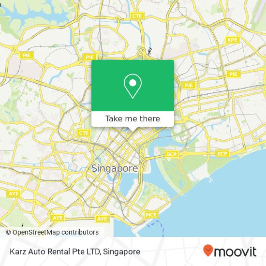 Karz Auto Rental Pte LTD map