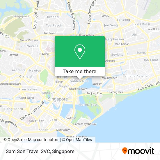 Sam Son Travel SVC map