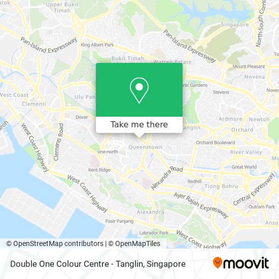 Double One Colour Centre - Tanglin map