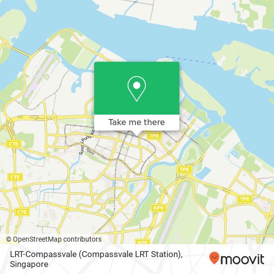 LRT-Compassvale (Compassvale LRT Station) map