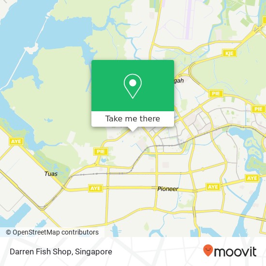 Darren Fish Shop map