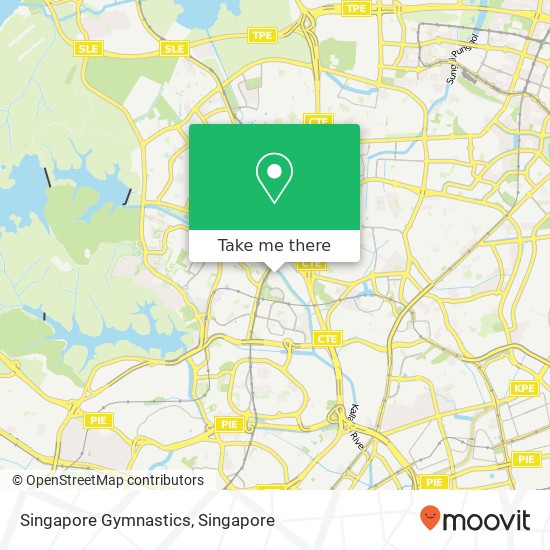 Singapore Gymnastics map