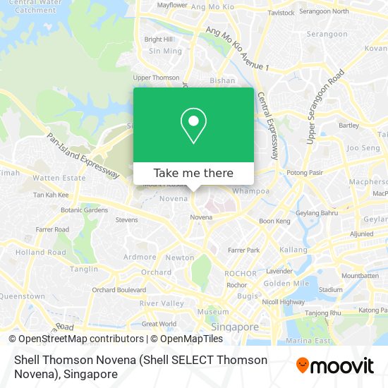 Shell Thomson Novena map