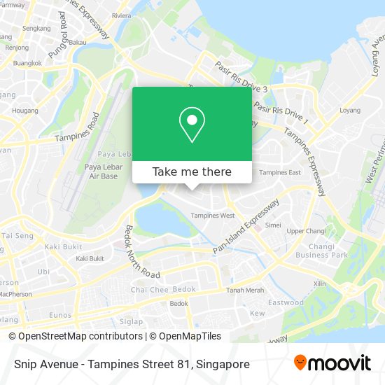 Snip Avenue - Tampines Street 81地图