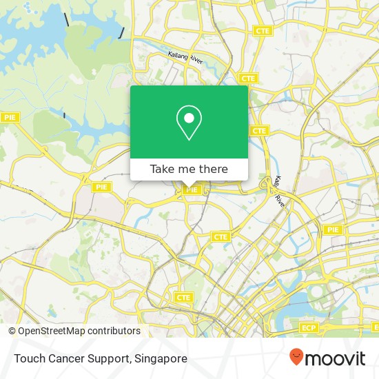 Touch Cancer Support map