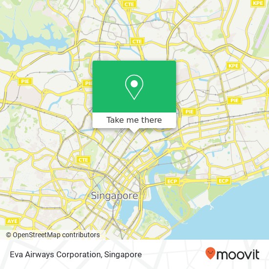 Eva Airways Corporation map