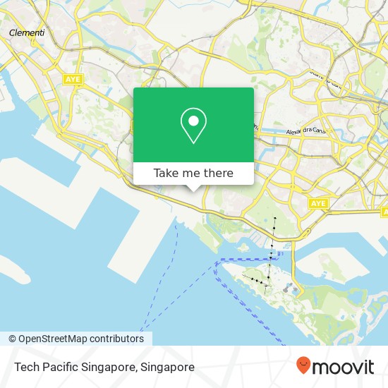 Tech Pacific Singapore map