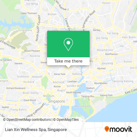 Lian Xin Wellness Spa map
