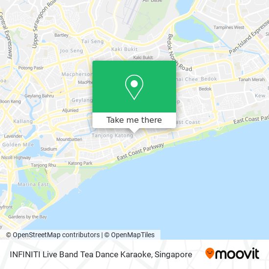 INFINITI Live Band Tea Dance Karaoke map